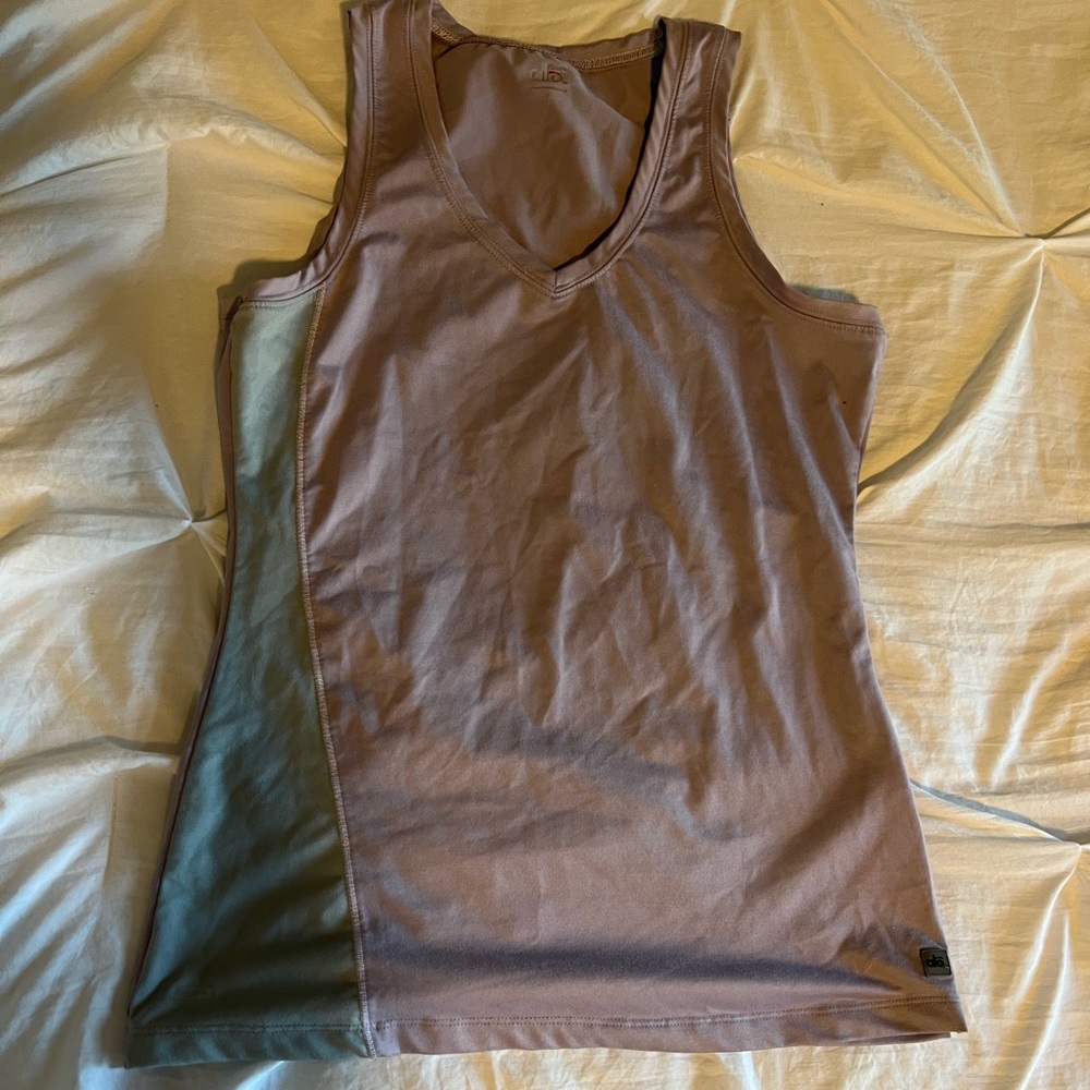 light purple and grayish alo tank top